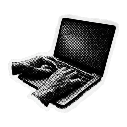 Download_free_png_of_PNG_Retro_hands_typing_laptop_illustration__by_Hein_about_keyboard__collage__computer__aesthetic_png__and_laptop_png_17712475-removebg-preview